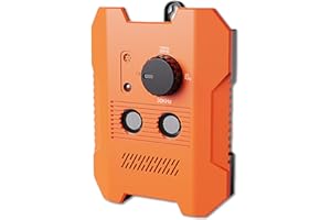 ciedaly Anti Barking Devices, Ultrasonic Dog Bark Deterrent with 3 Modes, Bark Box Anti Barking Device Stop Barking Dog Devices for Indoor Outdoor Rechargeable 50ft Range (orange1)