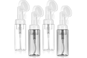 BEAUPRETTY 4pcs Foaming Soap Dispenser Small Facial Foaming Bottle Mini Mousse Foaming Soap Pump Container