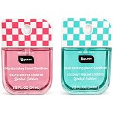 Moisturizing Hand Sanitizer Spray, Guava Nectar and Coconut Praline, 1.15 fl oz, Pack of 2