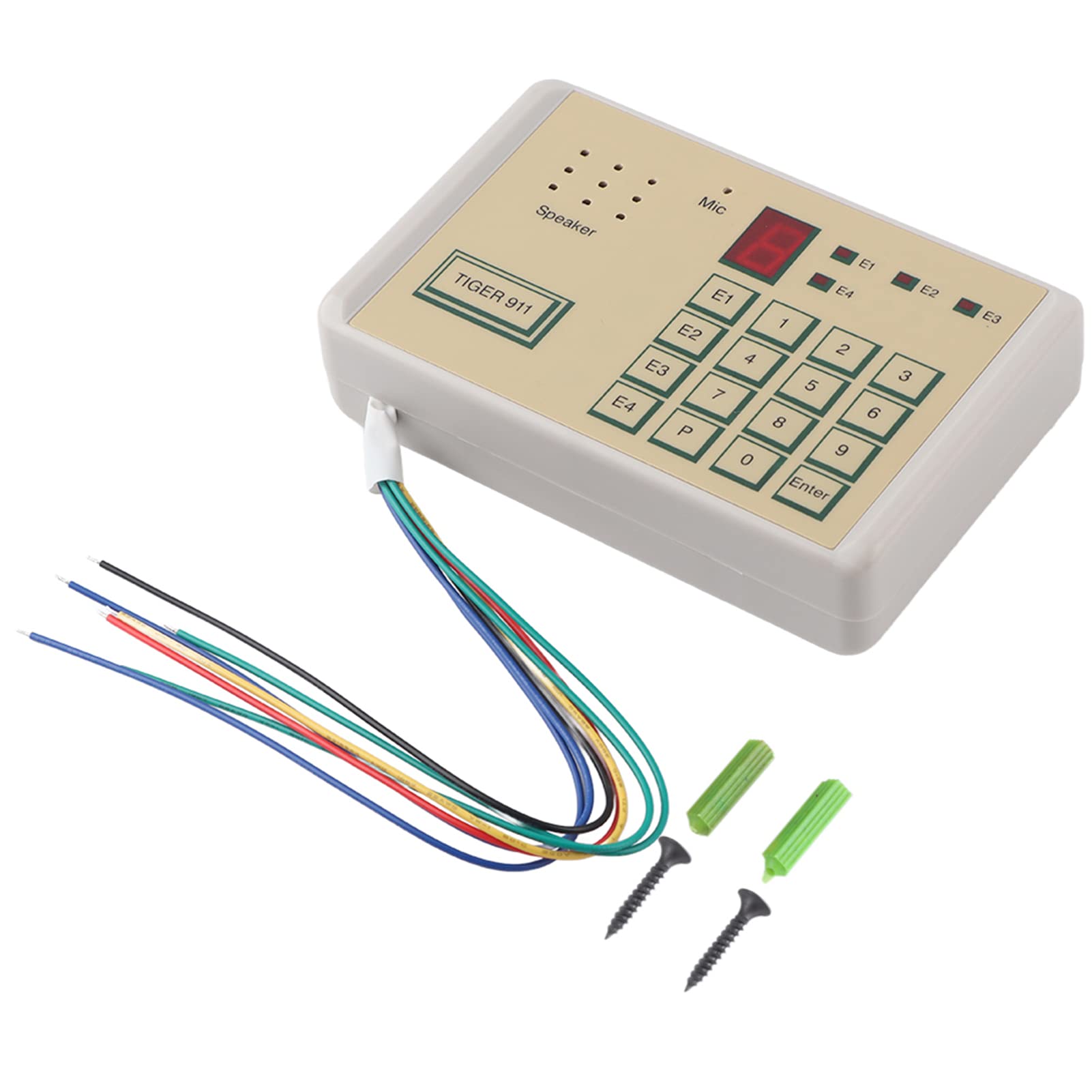 Phone Wired Auto-dialer Safety Alarm System Burglar Security 20 second for Complete Home and Business Security