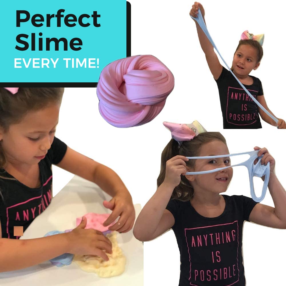 Borax Slime Activator - 16oz Solution - Made in USA - Works with All Glue Types - Better Than Contact Solution or Laundry Detergent