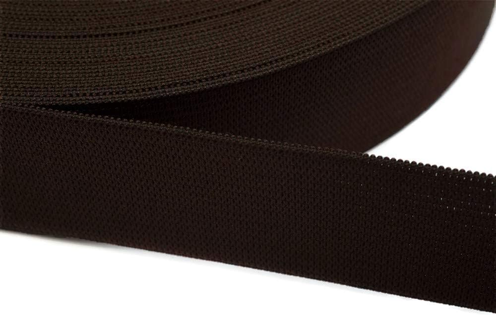 Elastico Piatto Per Cucito, Nero, Larghezza 20 Mm, Lunghezza 20 Metri, Resistente E Morbido, Per Abbigliamento E Cinture