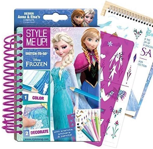 Style Me Up! Disney Frozen Sketchbook To Go by Wooky Entertainment