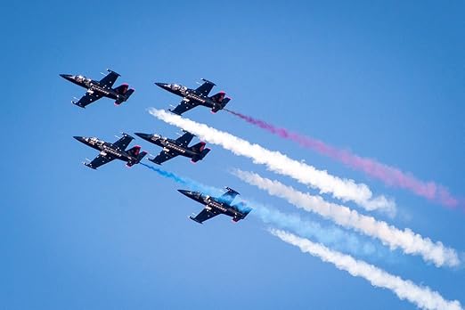 Amazon Com Patriots Jet Team Civilian Aerobatic Formation Photo Photograph Cool Wall Decor Art Print Poster 18x12 Posters Prints