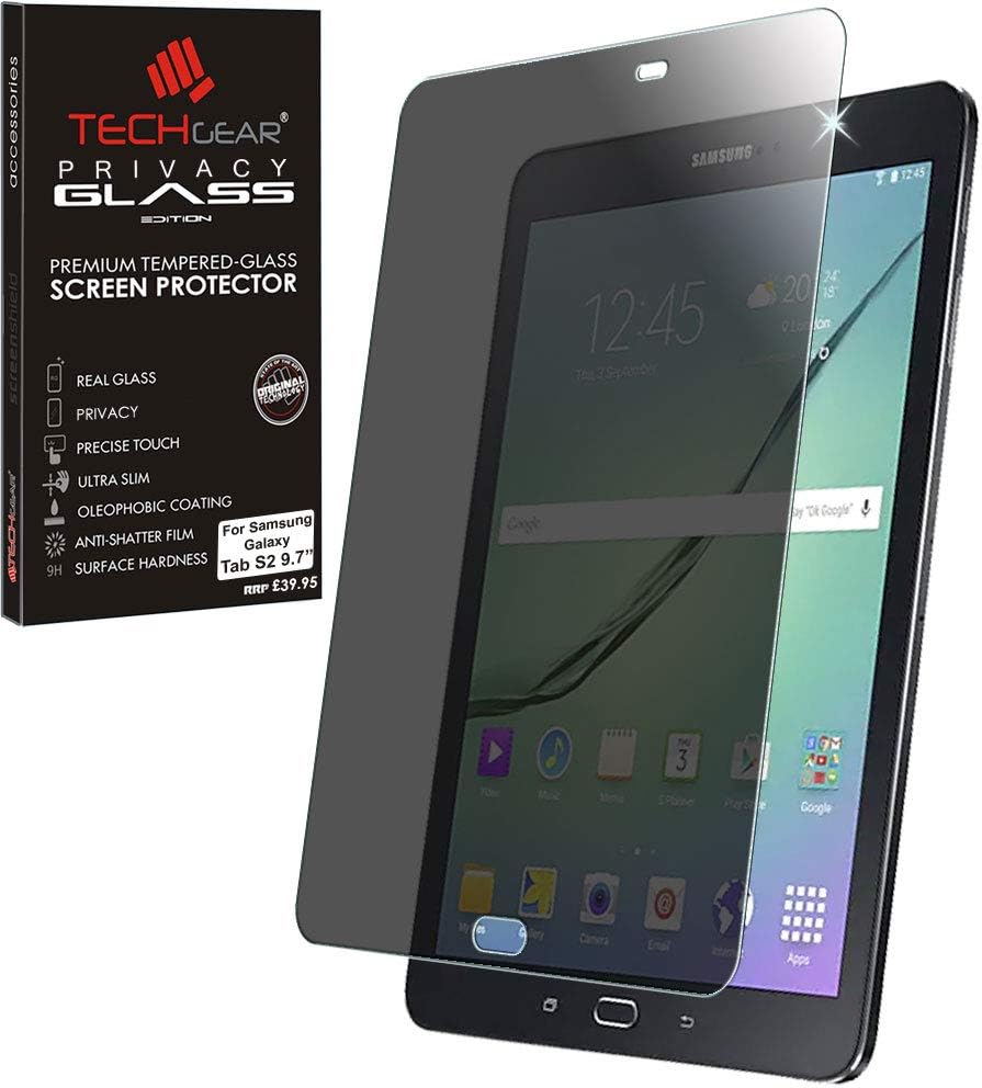 TECHGEAR Anti Spy Screen Protector Compatible for Samsung Galaxy Tab S2 9.7" (SM-T810 Series)