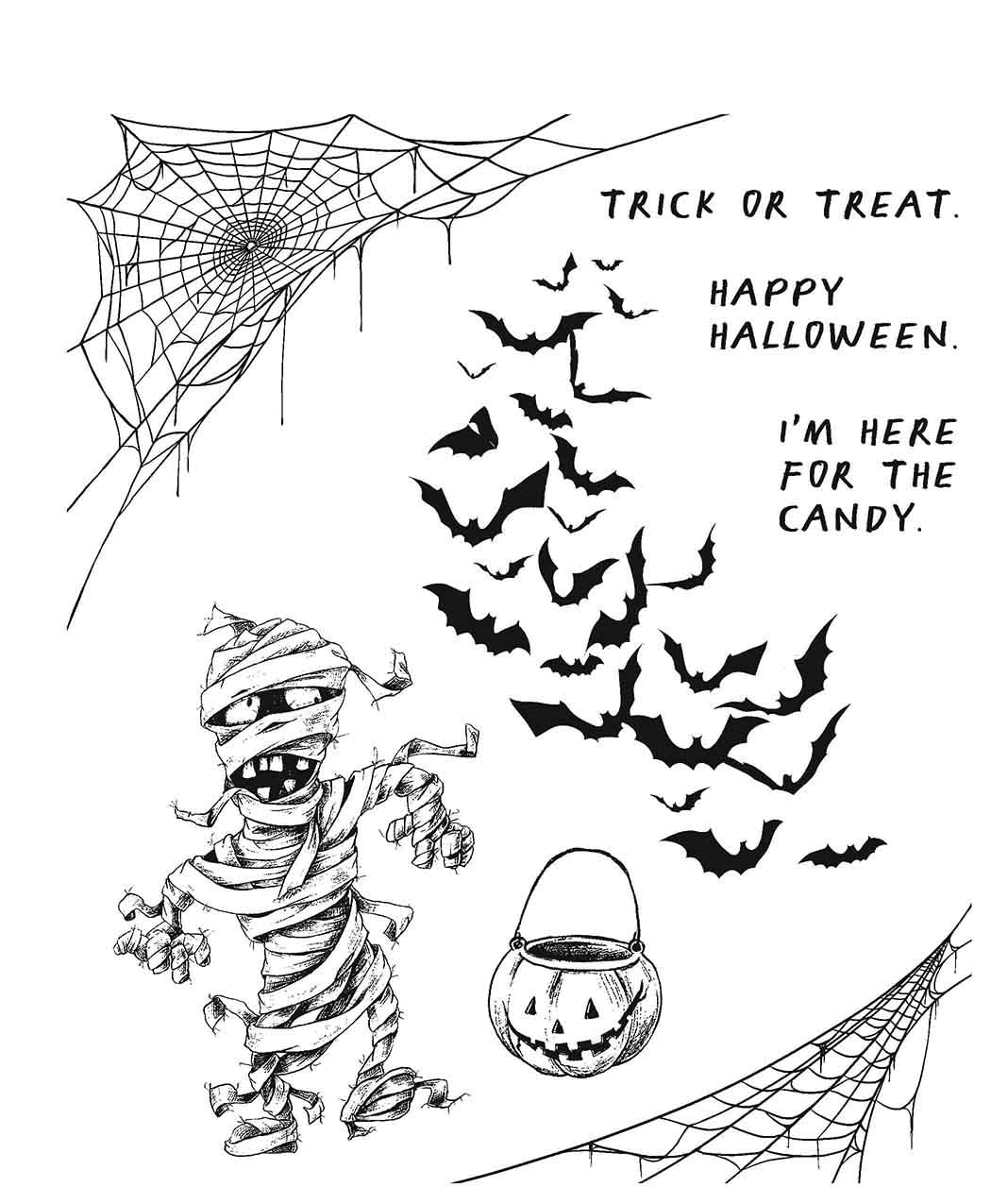 Tim Holtz Cling Stamps 7"X8.5"-Unraveled