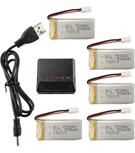 Batería Recargable De 3,7 V 500 MAh Para Avión RC SG100 – Carga Rápida Y Fácil De Reemplazar