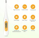 femometer Digital Thermometer Oral/Rectal/Underarm Orange Kids Adults view 8