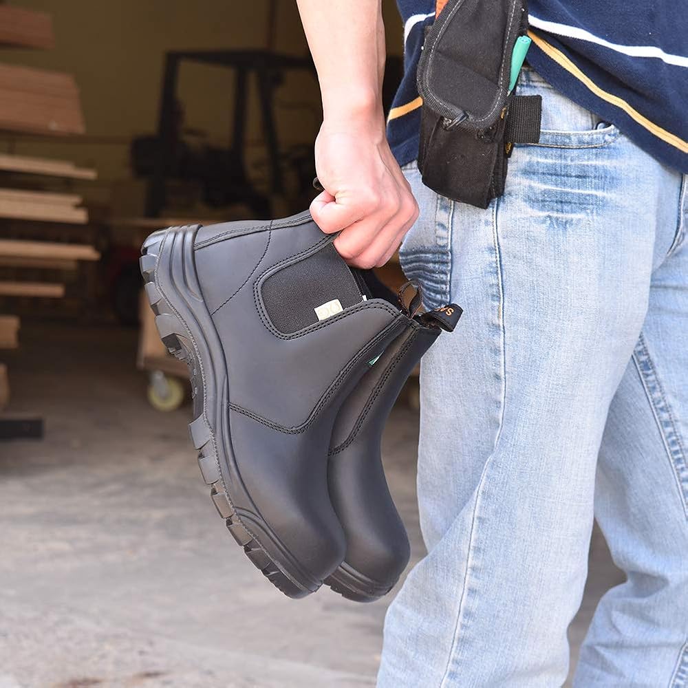 lightweight leather boots