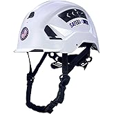 SAFEBUILDER CR99 Safety Hard Hats Industrial Work Safety Helmet Hard Hats Adjustable Vents Head Protection Construction Hardhats ANSI Type 1 Class C Approved