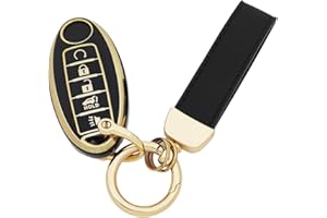 vurbemes TPU Key Fob Cover fit for Infiniti JX35 Q50 Q60 QX80 for Nissan Altima Murano Pathfinder Maxima Rogue Key Fob