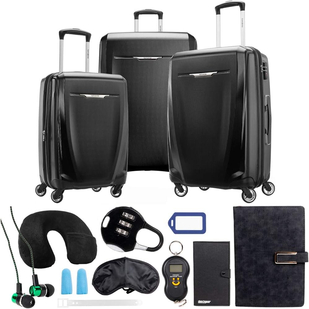 Samsonite Winfield 3 DLX Juego de 3 Piezas (Spinner 20/25/28), Color