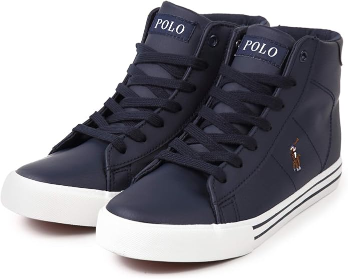 Amazon Polo Ralphlauren ポロ ラルフローレン Easten Mid ジュニア レディース スニーカー ハイカット シューズ Us4 23 5cm スニーカー
