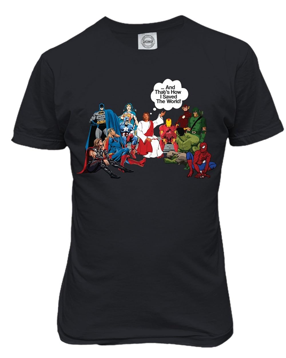 Amazoncom KING THREADS Jesus And Superheroes Thats How I Saved