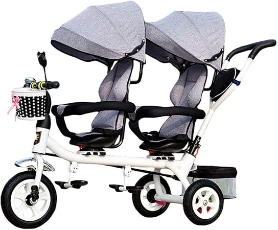 triciclo doble para niños