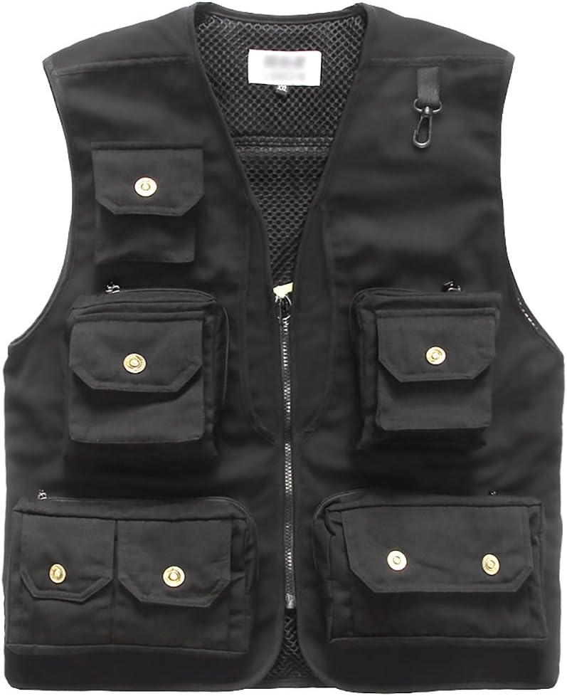 Marsway Fly Fishing Vest Multi Pockets Travel Photography Vest Outdoor Hunting Breathable Waistcoat Jackets