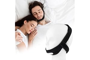 COMFYCOCOON Anti Snoring Chin Strap, Anti Snoring Devices Adjustable and Breathable Snoring Chin Strap for Cpap Users,Universal Size Effective Stop Snoring Sleep Aid Snore for Women & Men