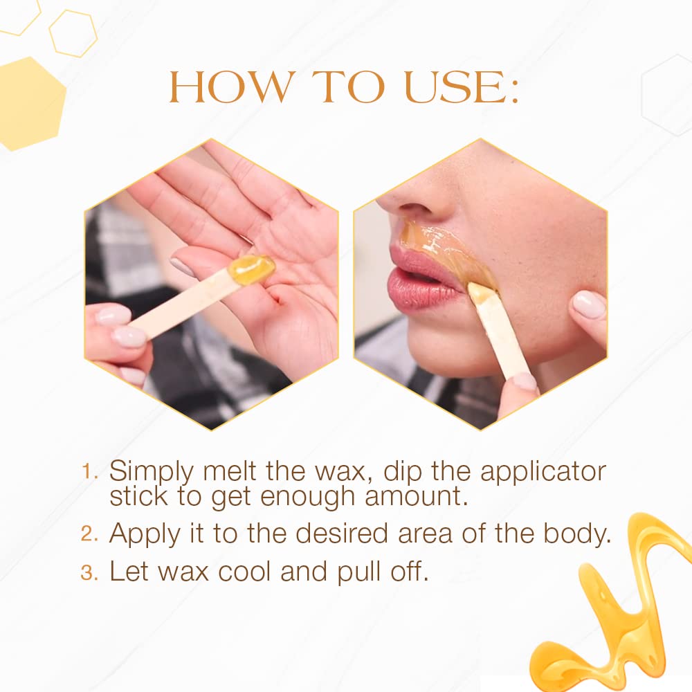 GiGi Accu Edge Wax Sticks for Hair Removal – Small, Wax Applicator Sticks, Wooden Waxing Stick for Upper Lip & Eyebrows, 100 ct