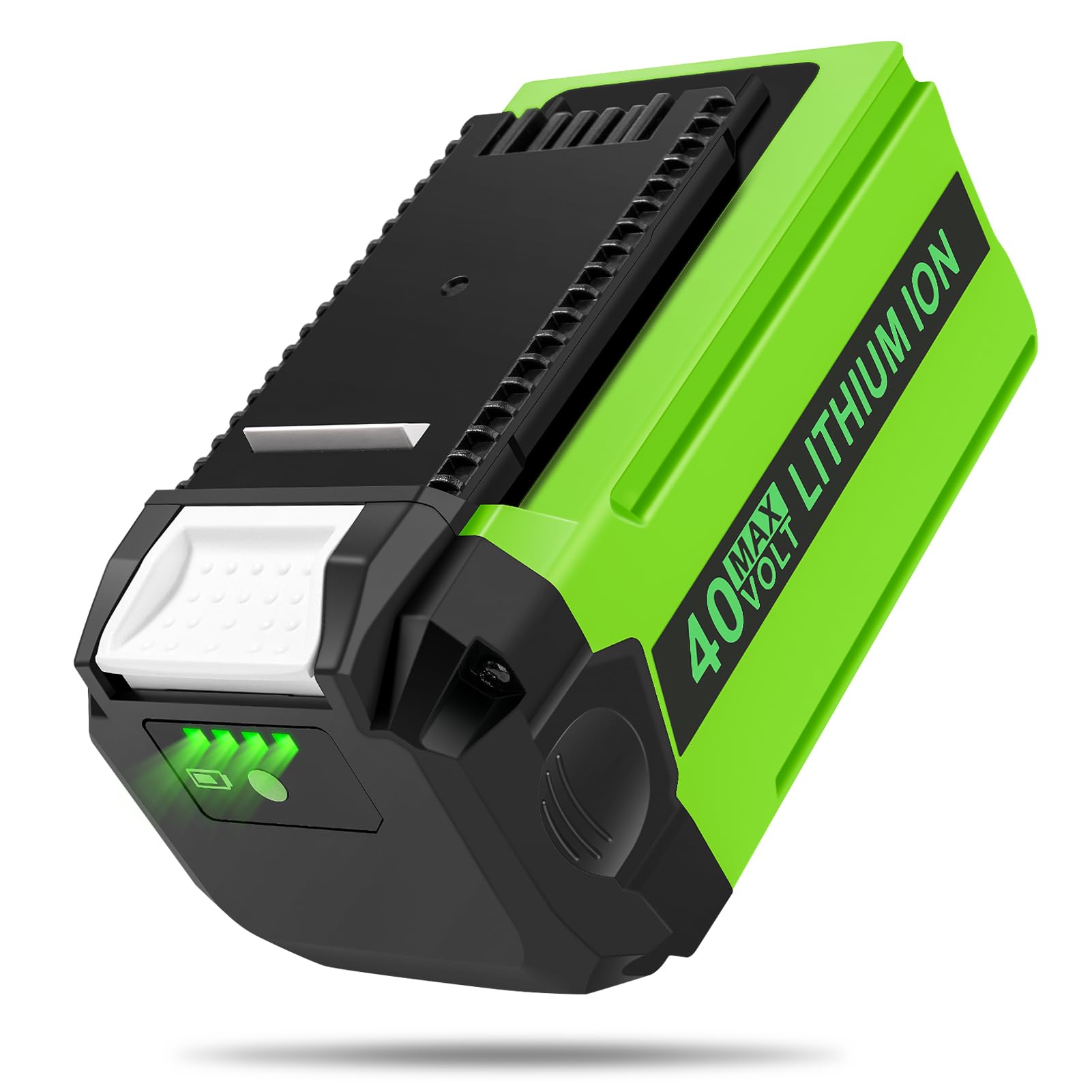 Photo 1 of 40V 6.0Ah Lithium Battery Replacement for GreenWorks 40V Battery, Green Works 40V Lithium Battery for GreenWorks 40V G-MAX Batteries 29472 29462 29482 BAF724 BAF725 BAF704 BAF721 BAF722 BAF705