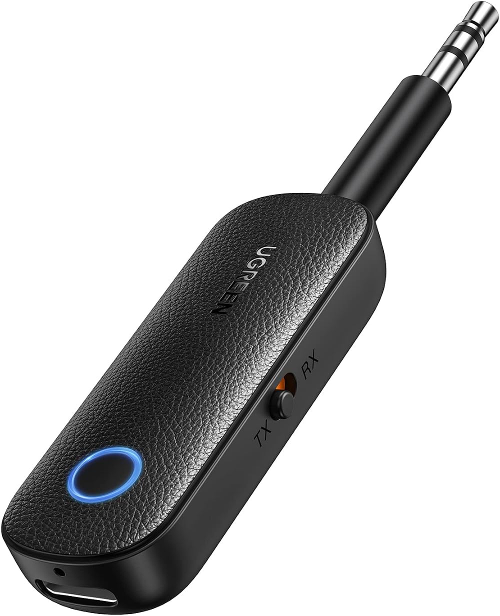 UGREEN Bluetooth 5.4 Transmitter Receiver 2-in-1 3.5mm TX RX 12H
