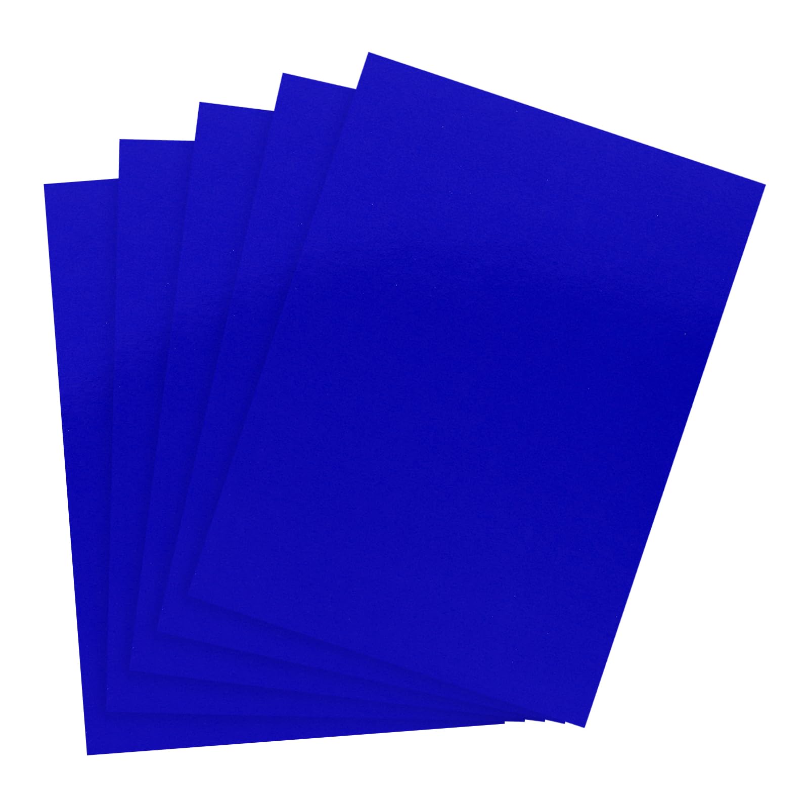 PATIKIL 11"x8.5" Metallic Mirror Board Sheets, 24 Pack Blue Cardstock Foil Board Reflective Sheet 250gsm for Scrapbook Poster DIY Craft Invitation Card