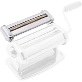Imperia Spaghetti Pasta Cutter Attachment (2 mm) 100% Made in Italy- Heavy Duty Stainless Steel Construction- Machine Accessory Cuts Thin Noodle- Easy Use Roller Maker for Fresh Homemade Italian Pasta