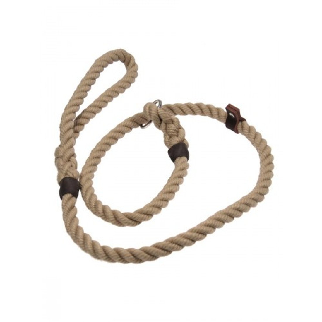 BISLEY 10mm Natural Rope Slip Lead – Dog Training - Gun Dogs - Working Dogs-