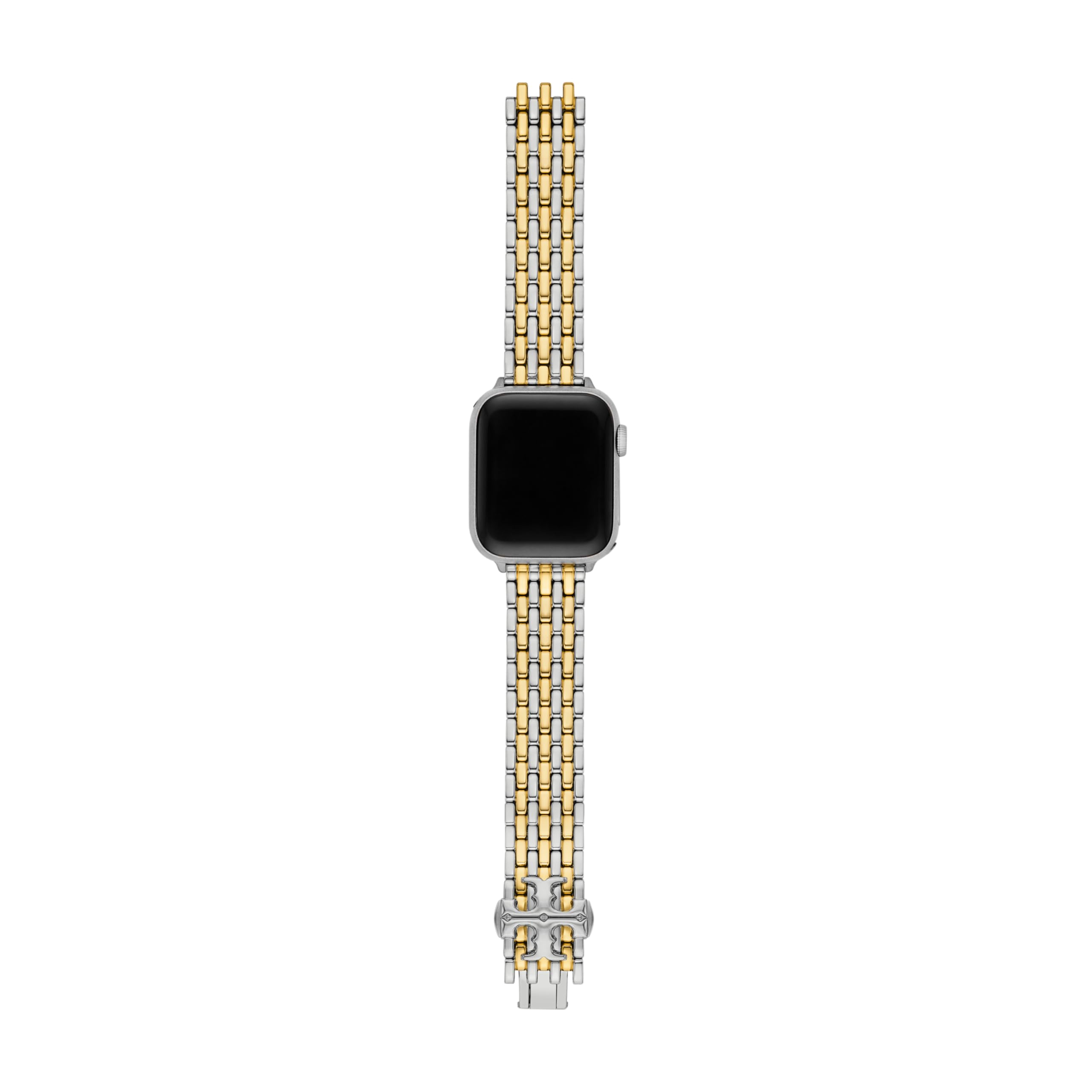 Tory Burch Women's Eleanor Designer Interchangeable Band for Apple Watch® Compatible with Series 1-9 or SE Apple Watch®