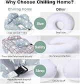Chilling Home Breastfeeding Pillow Maternity Nursing Pillow with Adjustable Belt view 6