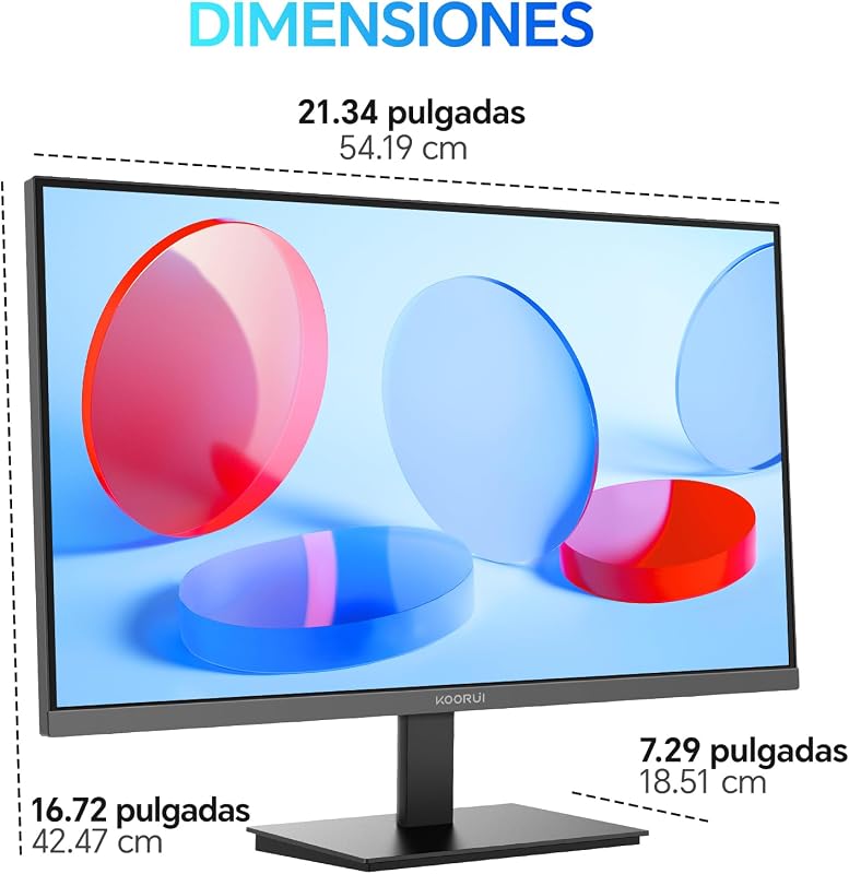 Monitor Oficina 24 Pulgadas VA FHD 100Hz Eye Care Pantalla E2412F
