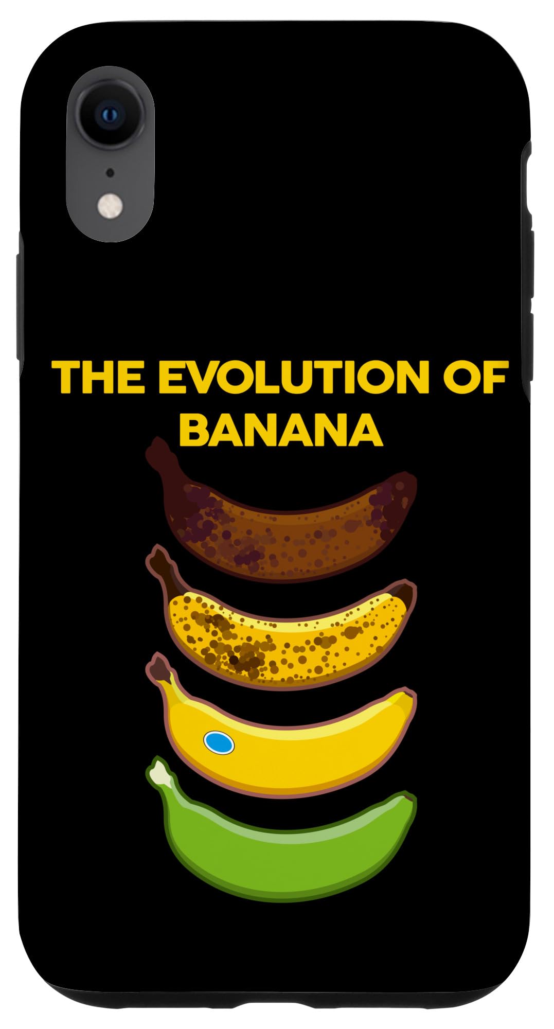 iPhone XR The Evolution of Banana Funny Sarcastic Cool Banana Graphic Case