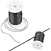 KURUGEILI 120 yard/110 m Archery Bow String Serving Thread 3 Strands Durable Nylon Bowstring Serving Thread for Compound Recurve Bow Tying Peep Sight Nock Point Protection