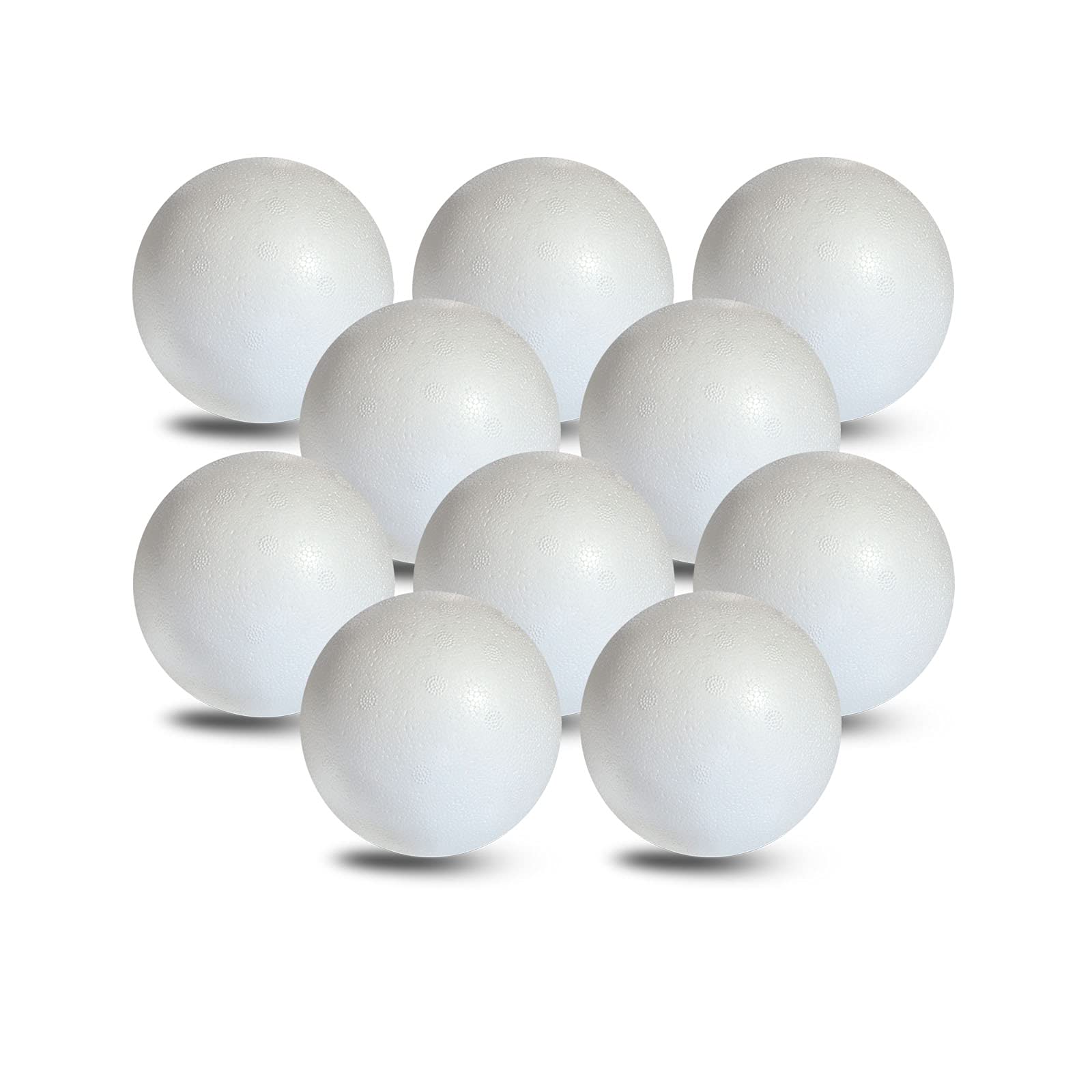 MCE-Commerce A307010, polystyrene, White, Diameter 7 cm-10, Pack of 10