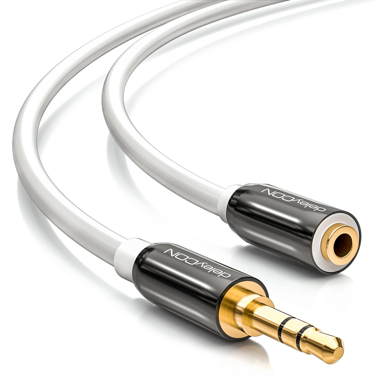 deleyCON 5m (16.40 ft.) Stereo Audio Jack Extension Cable