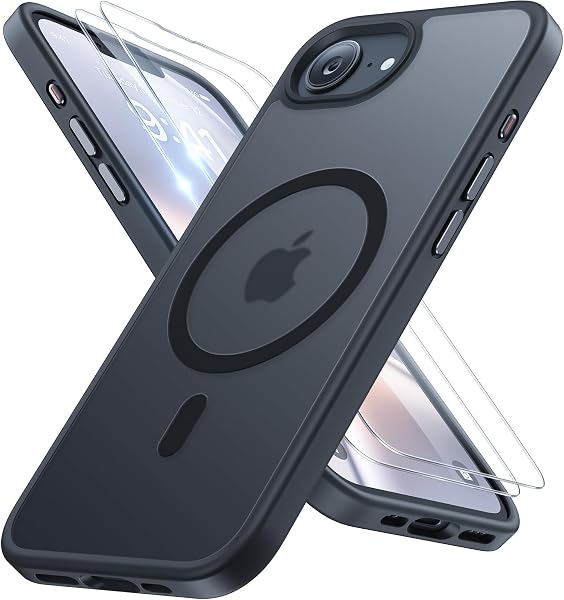 Miracase for iPhone 16e case & iPhone 17e Case for MagSafe [with 2×9H+ Screen Protectors] TOP Military-Grade Protection Shock