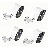 Wireless Security Cameras Outdoor/Indoor,2K UHD WiFi Smart Security Camera,Battery Powered,Motion Detection, 2-Way Audio,Color Night Vision,Weatherproof,Cloud/SD Storage for Home Security,4 pack