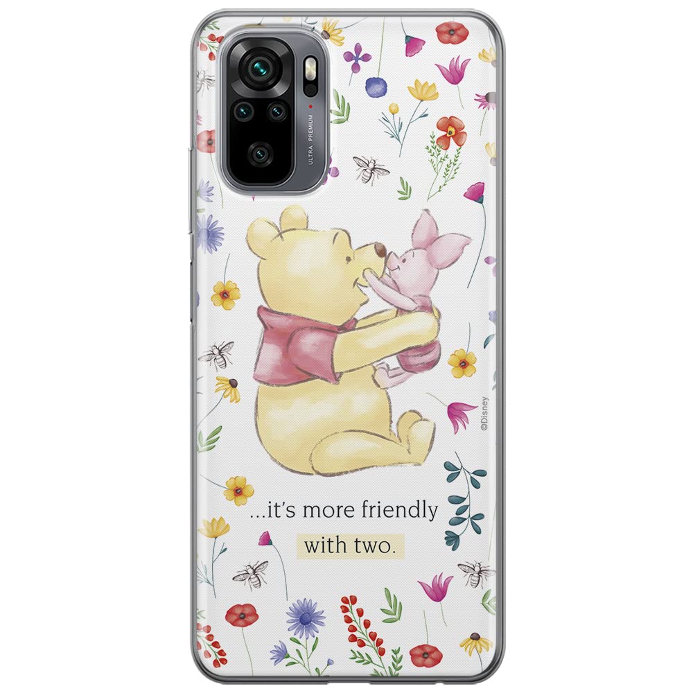 ERT GROUP mobile phone case for Xiaomi REDMI NOTE 10/ 10S original and officially Licensed Disney pattern Winnie the Pooh and friends 030 adapted to the shape of the mobile phone, case made of TPU