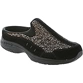 Easy Spirit Traveltime Women's Slip On, 8.5 C/D US, Black-Black-Gold-Glitter