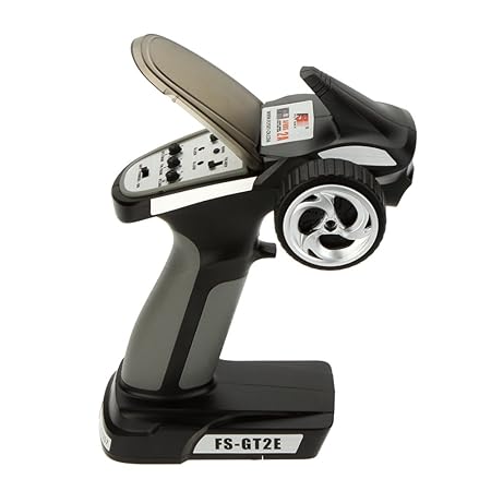 GoolRC Flysky FS-GT2E AFHDS 2A 2.4GHz 2CH Kanal System Funksender für RC Auto Boots mit FS A3 Empfänger