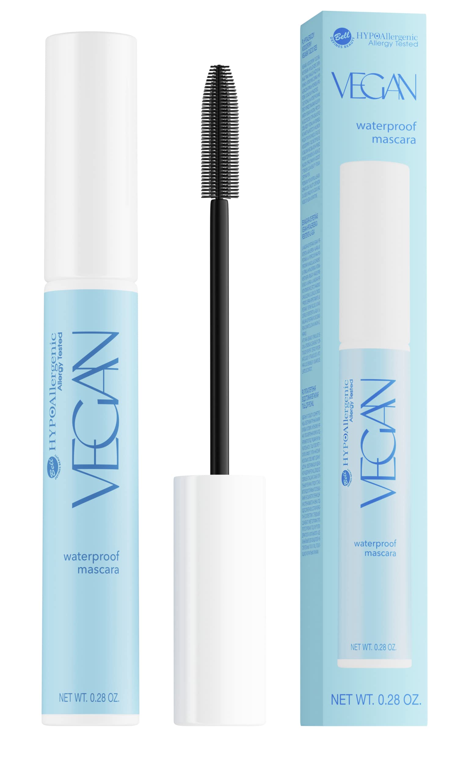 Bell HYPOAllergenic Vegan Waterproof Thickening & Lengthening Mascara Black 8g
