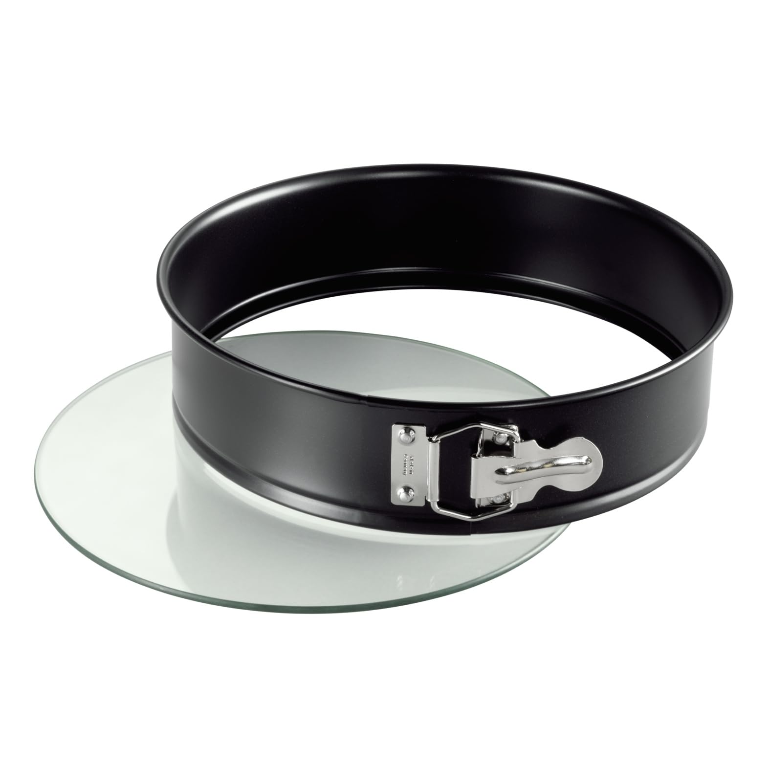 WMF Glass Bottom Springform Pan Crystal Good Non-Stick Coating Scratch-Resistant Glass Base Ready to Serve, 26 cm