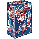 tmp Ring Pop Limited Edition Red, White, and Blue Lollipop Variety Party Pack (16 oz., 32 ct.) (1 Box)