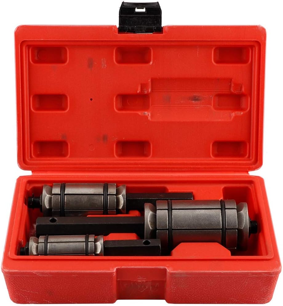 Qiilu 3 Pieces Car Tail Pipe Expander Exhaust Muffler