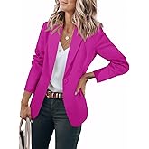 Cicy Bell Womens Casual Blazers Open Front Long Sleeve Work Office Suit Jackets Blazer