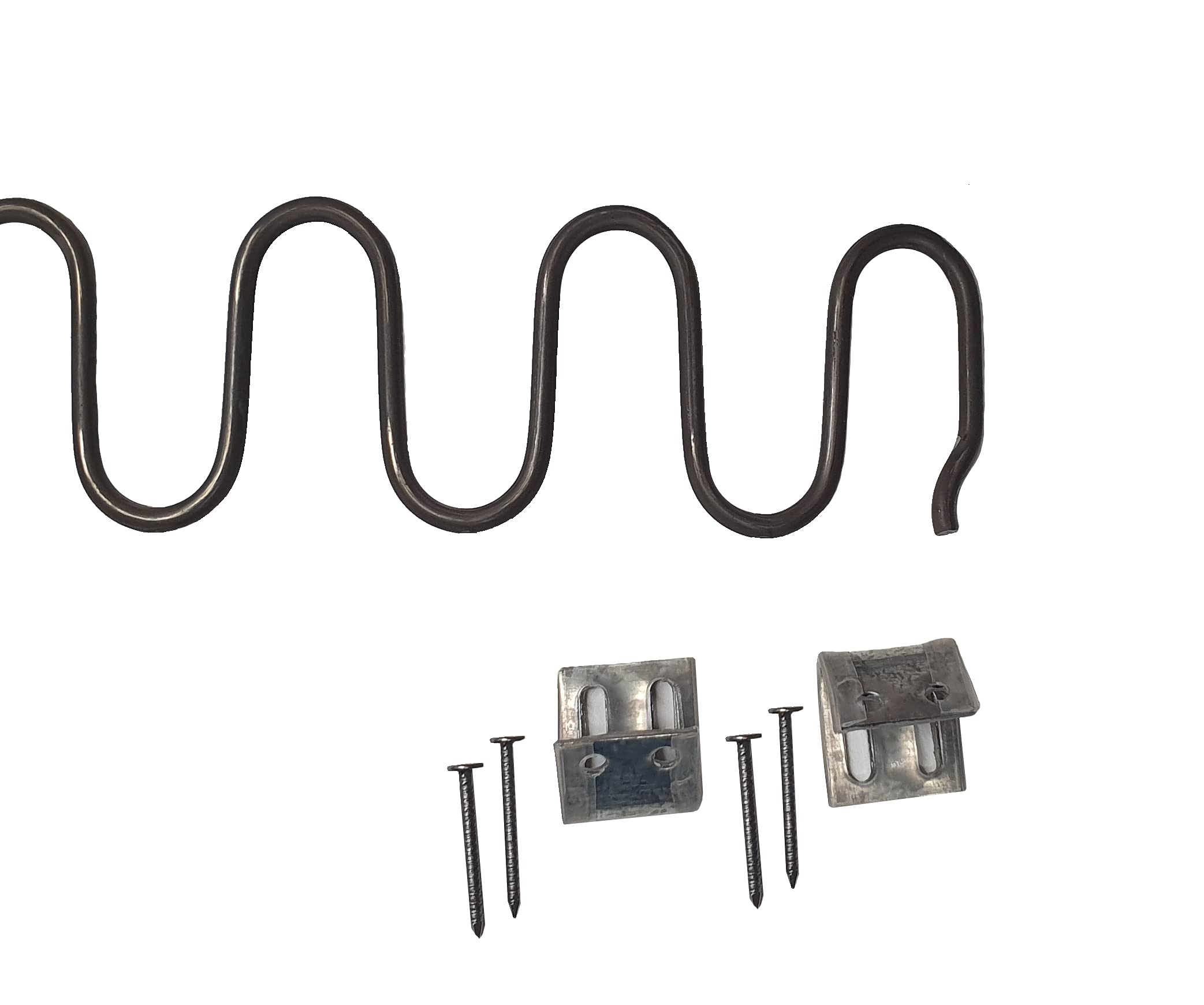 Pandoras Upholstery Complete Replacement 21 Inch Zig Zag Springs x 2 Kit Upholstery Supplies For Chair Sofa Seat Settee