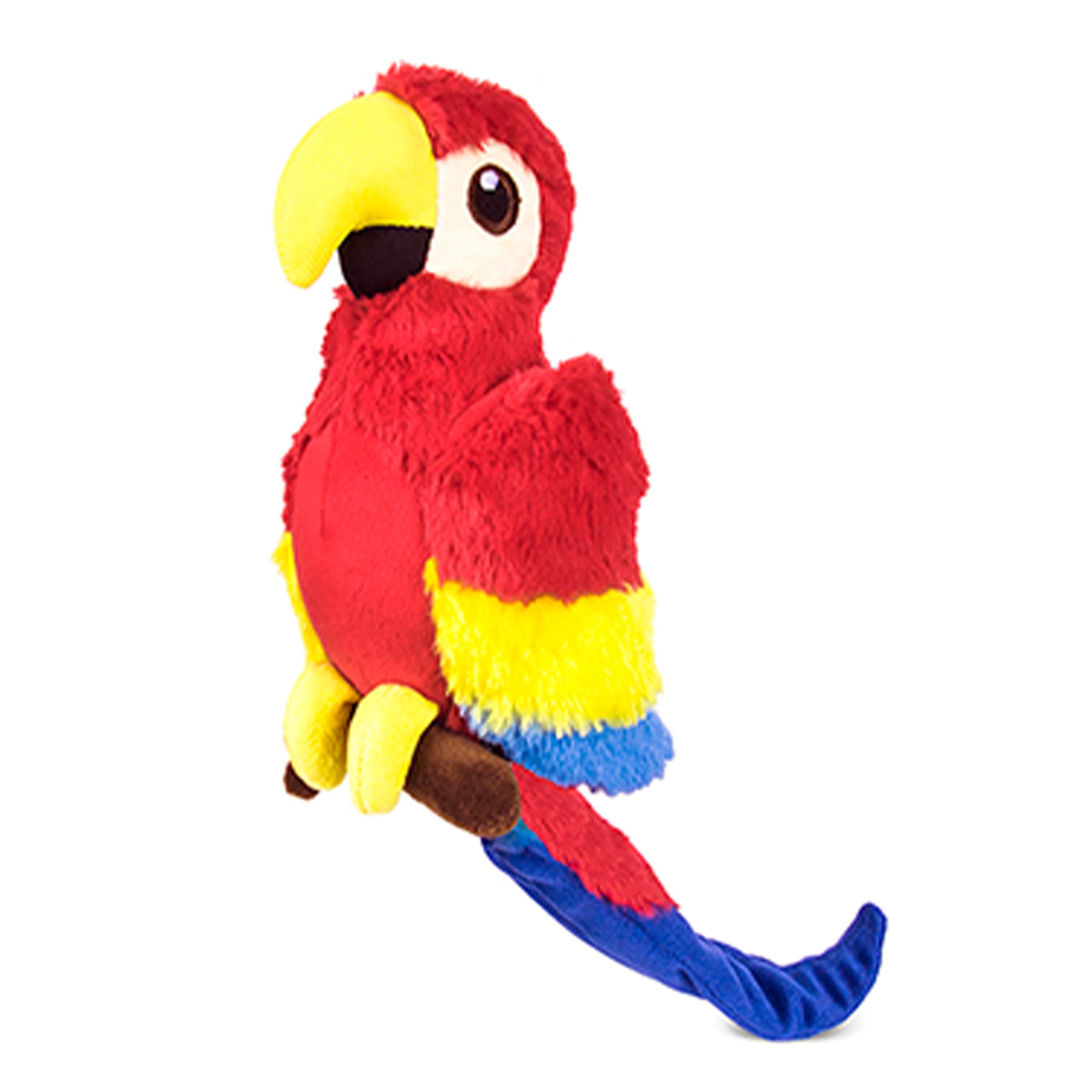 Play P.L.A.Y. Fetching Flock Parrot Dog Toy – Durable Plush Pet Toy, Eco-Friendly, Machine Washable – Handmade Dog Chew Toy with Recycled Fill – Double-Layered for Tough