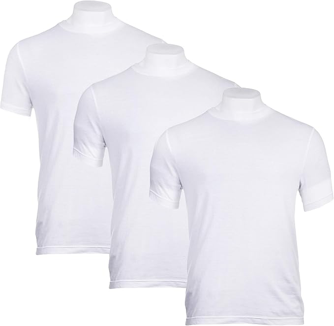Izod Mens 3 Pack Crew Neck T Shirt White Medium At Amazon Men S