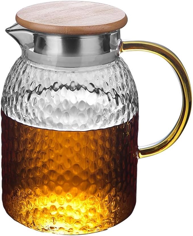 DPDP Jugs,Cool Water Jug Set Heatresistant Glass Jug House Filter Tea