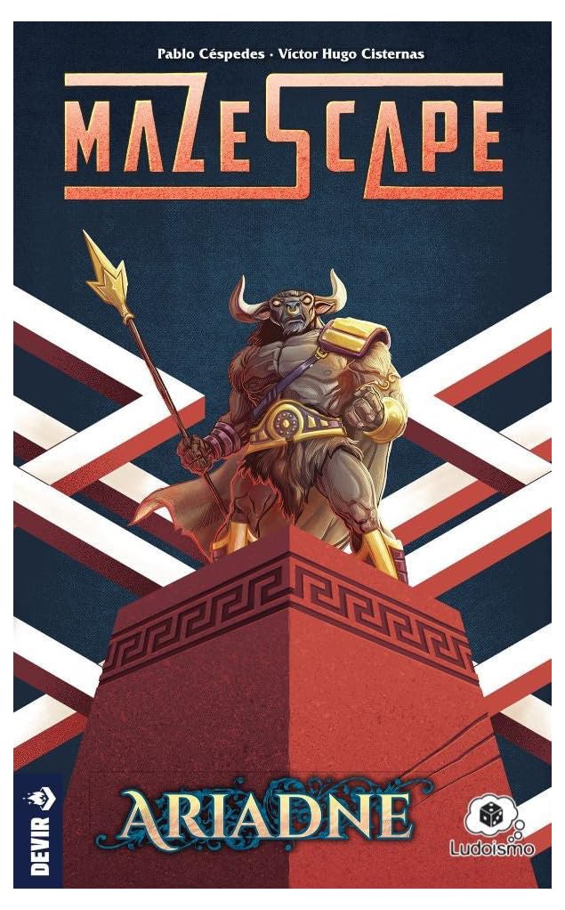 Thames & Kosmos Devir Mazescape: Ariadne, Map-Building Solitaire Game with 7 Mazes, Games for Solo Gaming Sessions, Games for Adults and Kids, For 1 Player, Age 8+