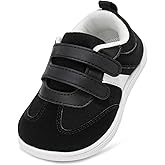 STQ KIDS Toddler Wide Toe Box Barefoot Shoes Boys Girls Sneakers Zero Drop Kid Tennis Running Shoes Lightweight Non-Slip Comfortable Infant First Walking Shoe Outdoor Activities School